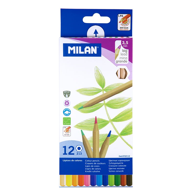  MILAN 722112 ALTIGEN KURU BOYA (3,5MM UÇ) - 12'Lİ Satın Al