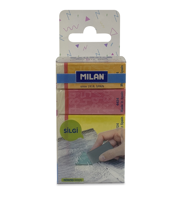  MILAN FLEXIBLE SYNT 4424/80 DİKDÖRTGEN SİLGİ BLİSTER - 5Lİ Satın Al