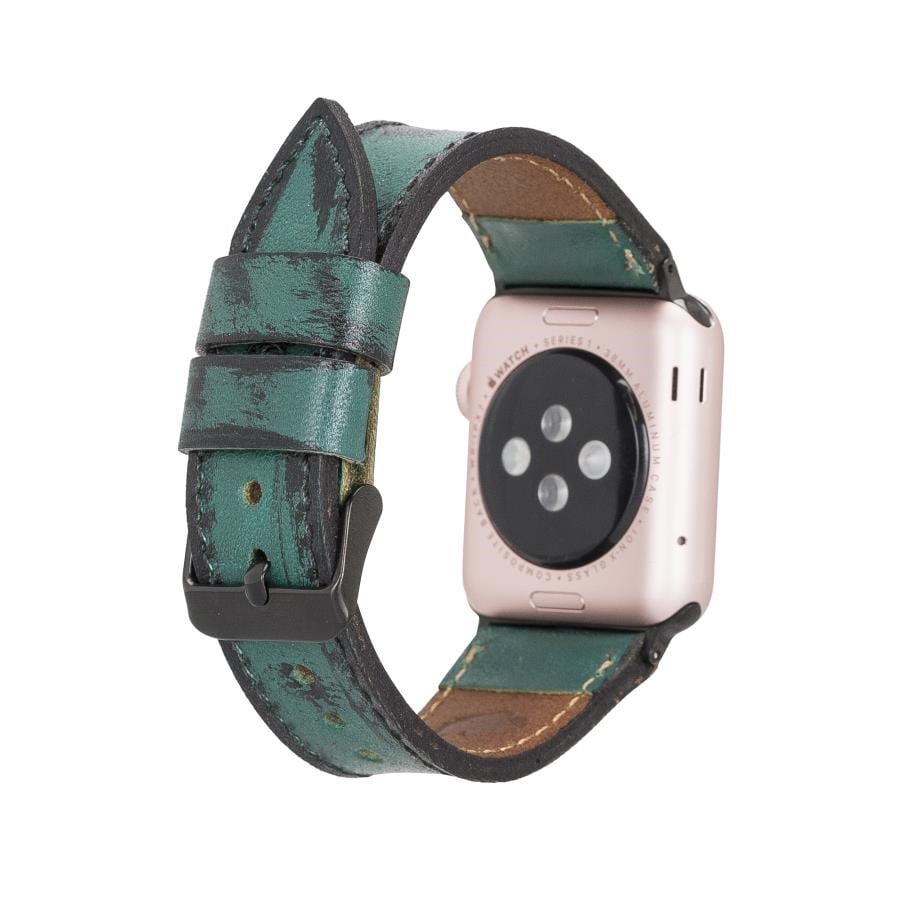 Akıllı Saatler Apple Watch Uyumlu Deri Kordon 38-40-41mm V6 Satın Al