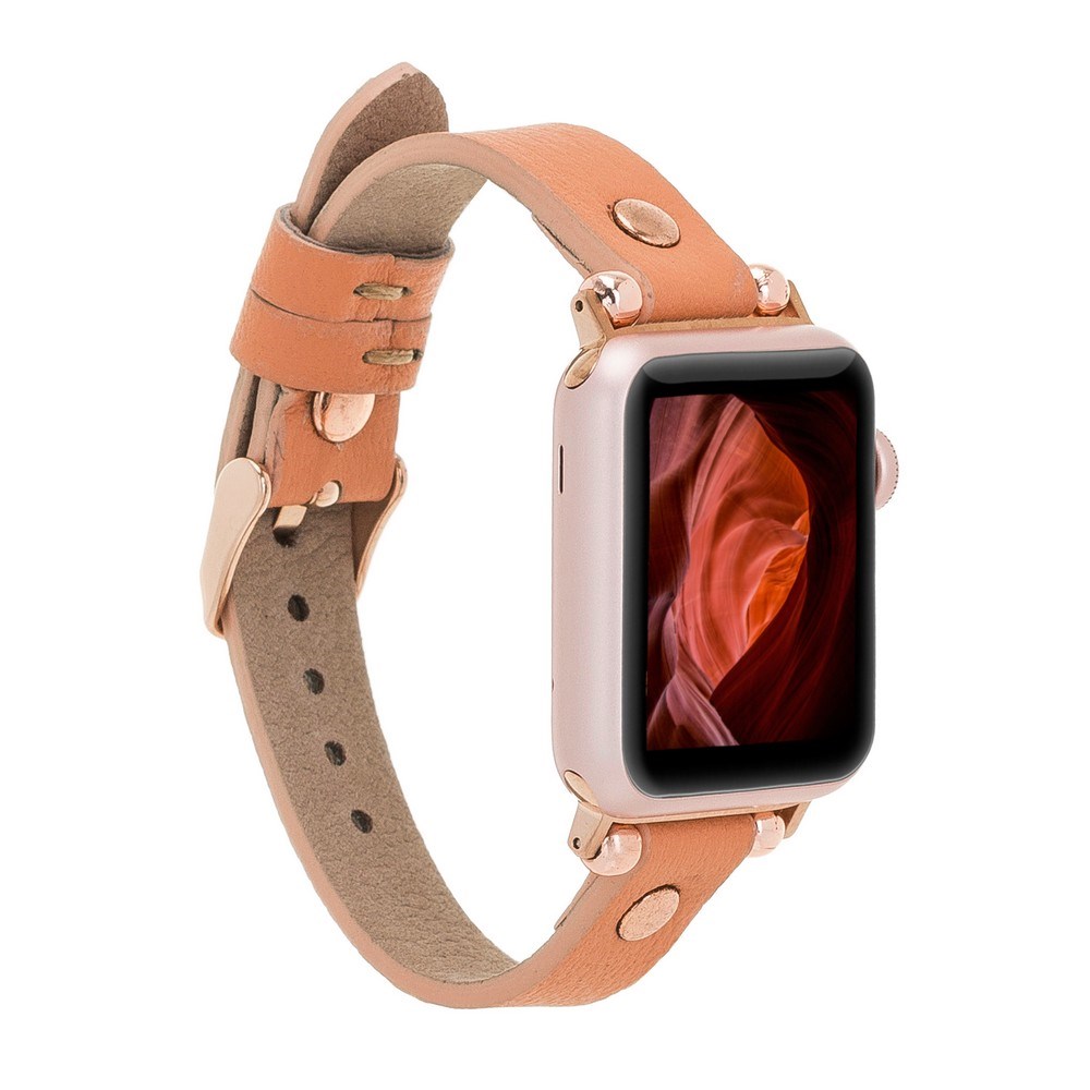 Akıllı Saatler Apple Watch Uyumlu Deri Kordon 42-44-45mm Ferro RT NU3 Satın Al