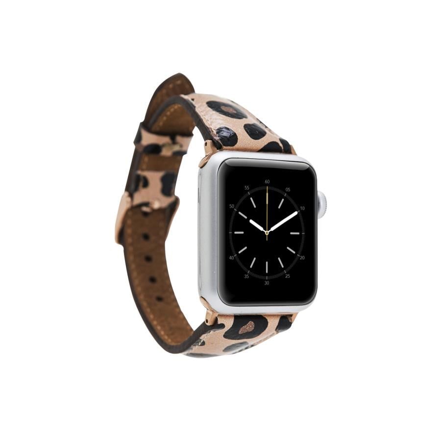 Akıllı Saatler Apple Watch Uyumlu Deri Kordon 42-44-45mm Slim LE02N Satın Al