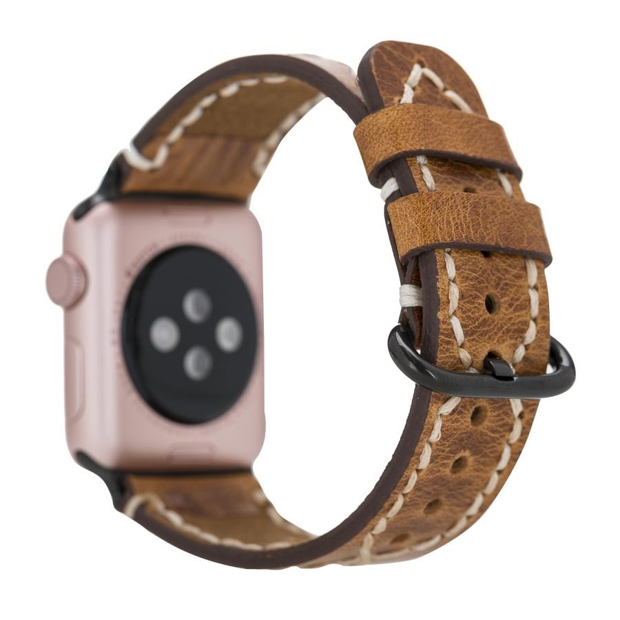 Akıllı Saatler Apple Watch Uyumlu Deri Kordon 42-44-45mm DIAN V18 Satın Al