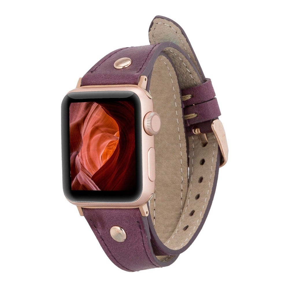 Akıllı Saatler Apple Watch Uyumlu Deri Kordon 38-40-41mm DT Slim CZ7 Satın Al