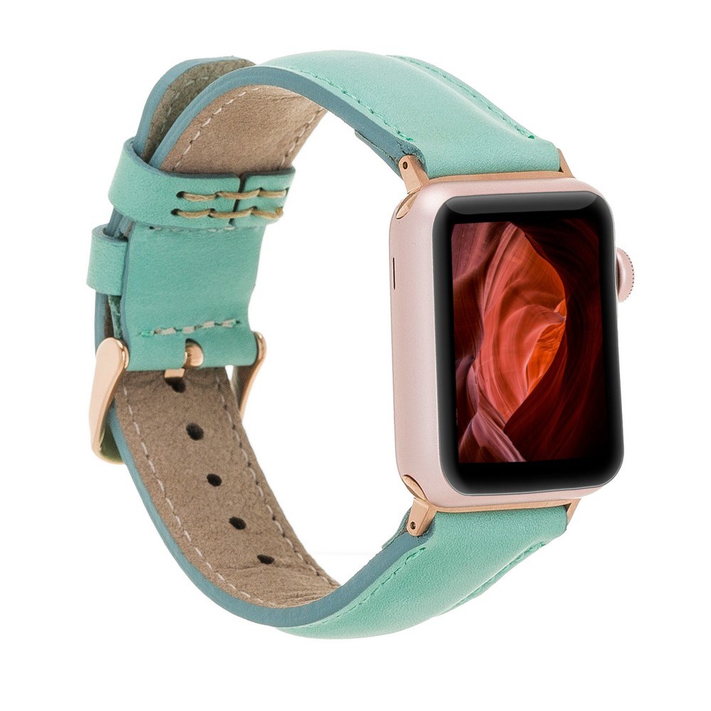 Akıllı Saatler Apple Watch Uyumlu Deri Kordon 38-40-41mm Ferro RT BRN7 Satın Al