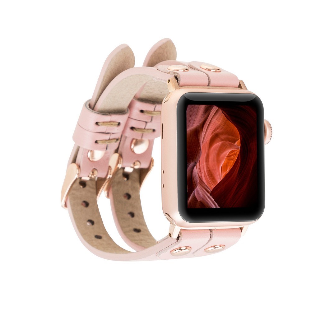 Akıllı Saatler Apple Watch Uyumlu Deri Kordon Ely Double Tour NU2 Satın Al