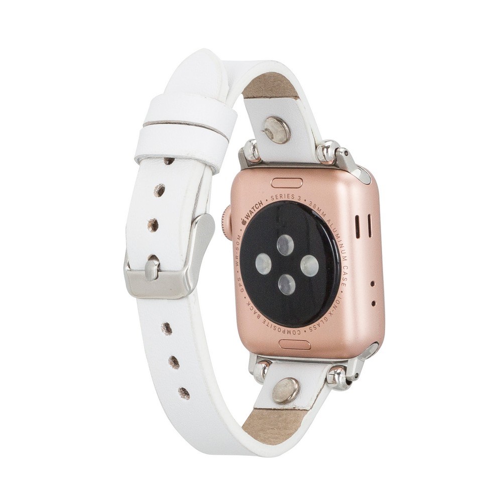 Akıllı Saatler Apple Watch Uyumlu Deri Kordon Visby 38-40-41mm F3 Satın Al