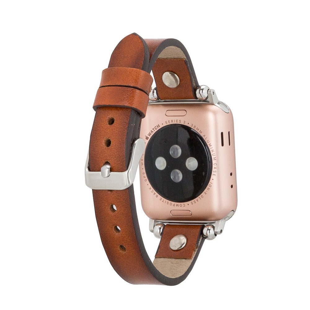 Akıllı Saatler Apple Watch Uyumlu Deri Kordon Visby 38-40-41mm RST2EF Satın Al