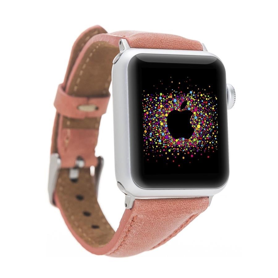 Akıllı Saatler Apple Watch Uyumlu Deri Kordon 42-44-45mm Slim G17 Satın Al