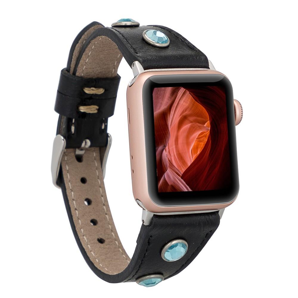 Akıllı Saatler Apple Watch Uyumlu Deri Kordon 38-40-41mm Slim TR RST1 Satın Al