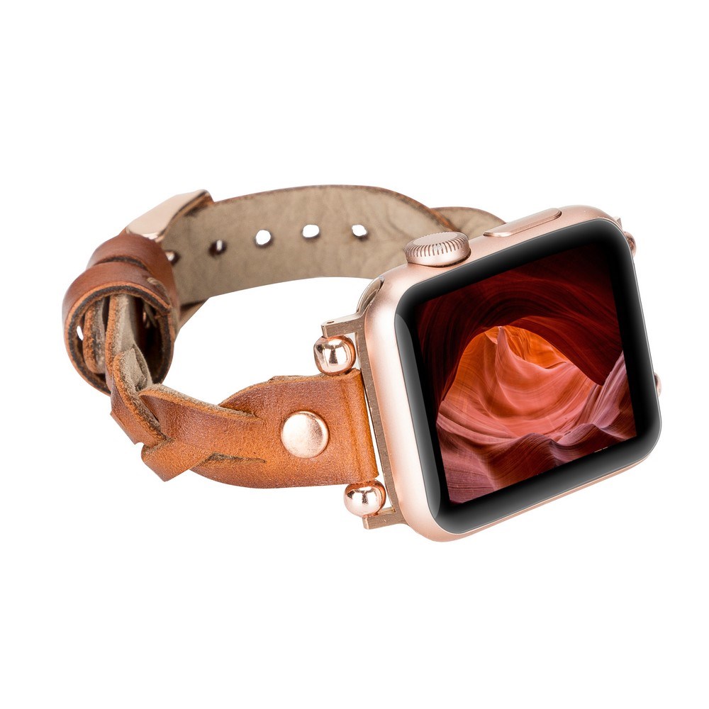 Akıllı Saatler Apple Watch Uyumlu Deri Kordon Wanda 38-40-41mm RT RST2E Satın Al