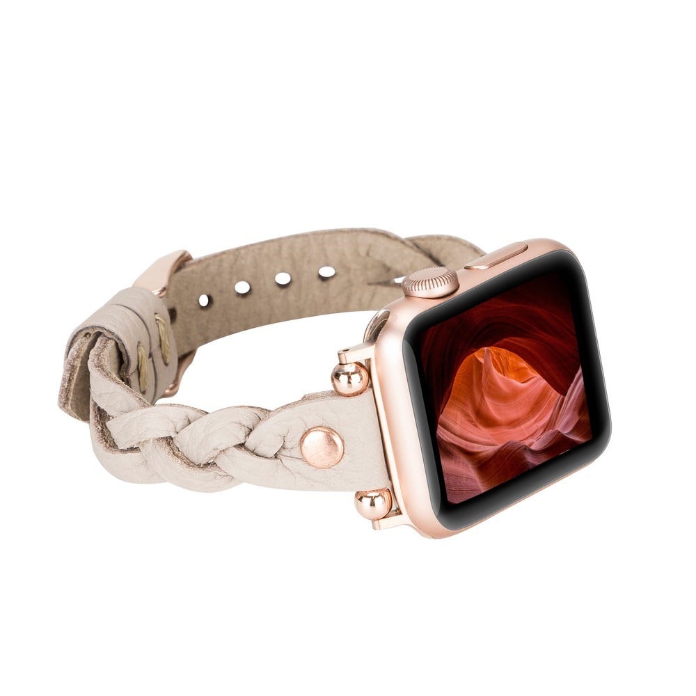 Akıllı Saatler Apple Watch Uyumlu Deri Kordon Wanda 38-40-41mm RT ERC3 Satın Al