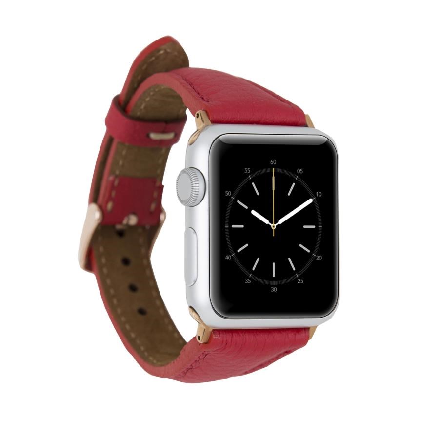 Akıllı Saatler Apple Watch Uyumlu Deri Kordon 42-44-45mm Slim ERC2 Satın Al