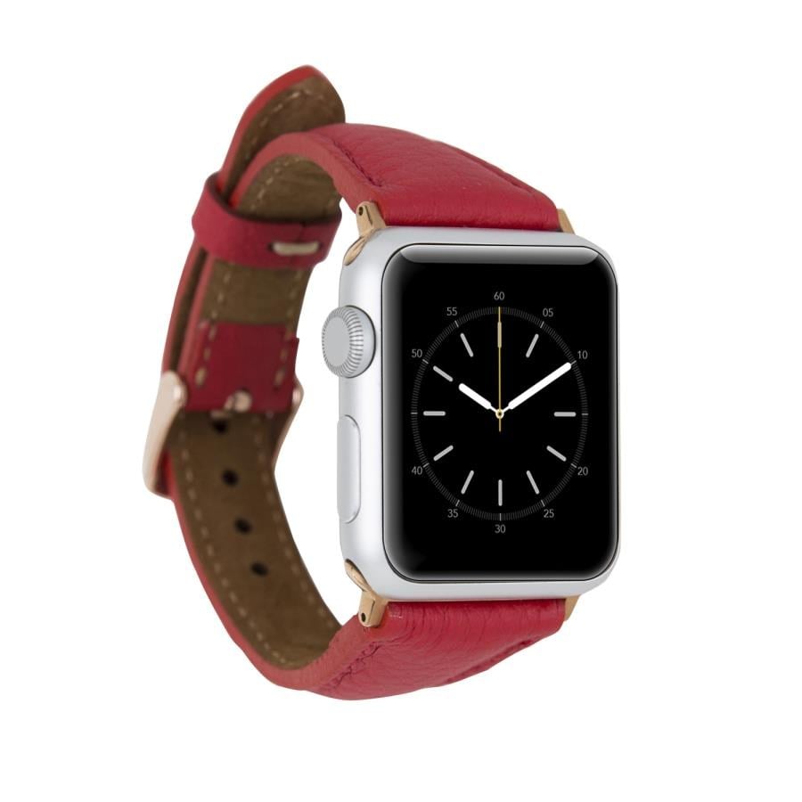 Akıllı Saatler Apple Watch Uyumlu Deri Kordon 42-44-45mm Slim ERC2 Satın Al