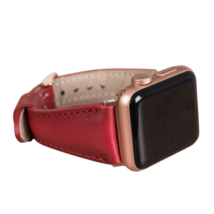 Akıllı Saatler Apple Watch Uyumlu Deri Kordon 42-44-45mm Slim V4EF Satın Al