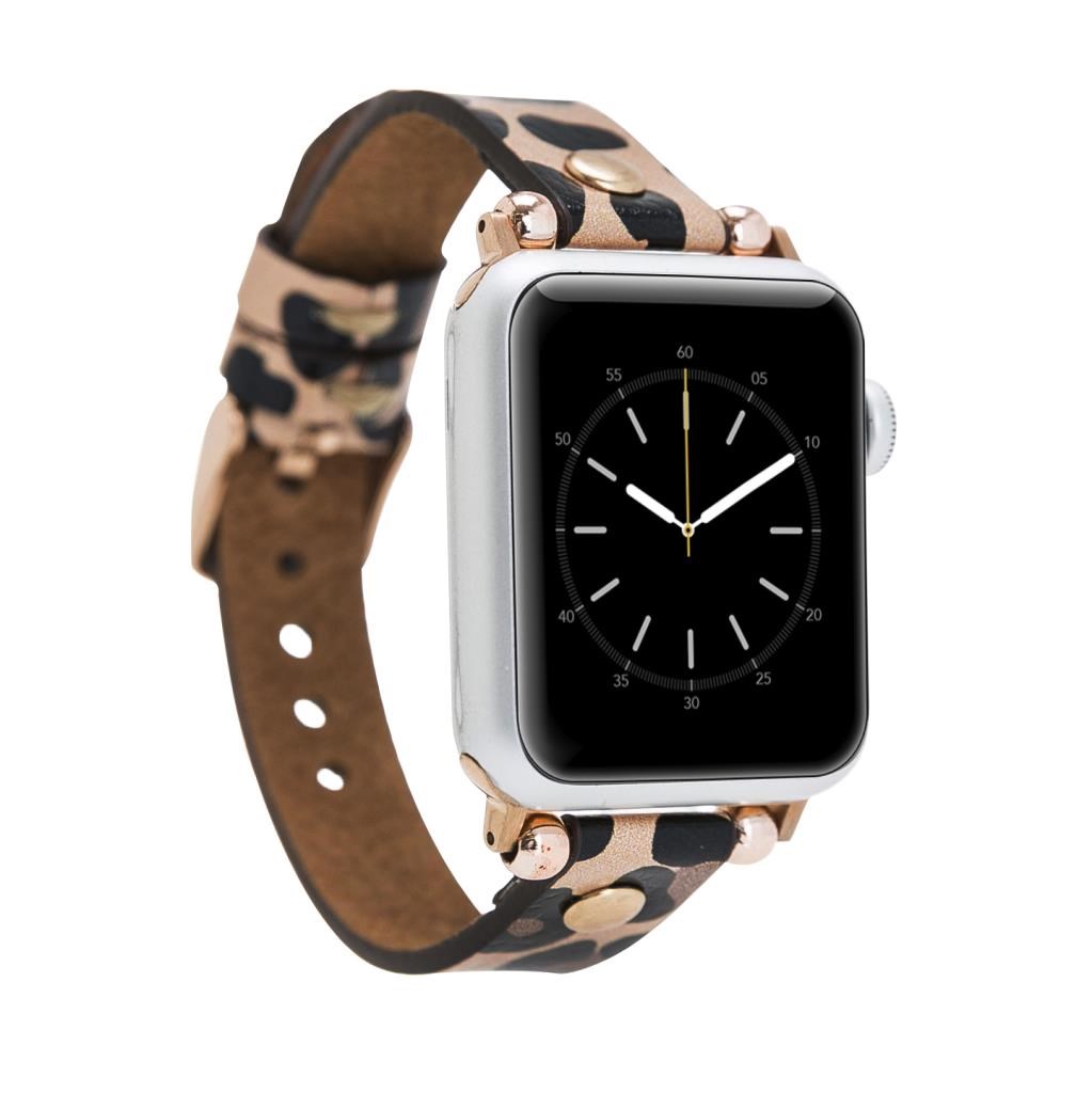 Akıllı Saatler Apple Watch Uyumlu Deri Kordon 38-40-41mm GT LE02N Satın Al