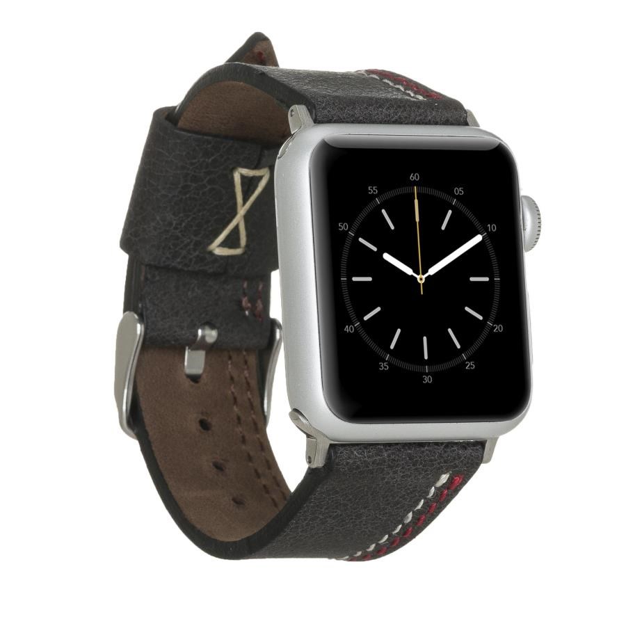Akıllı Saatler Apple Watch Uyumlu Deri Kordon 38-40-41mm BA3 TN01 Satın Al