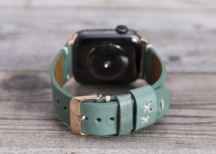 Akıllı Saatler Apple Watch Uyumlu Deri Kordon 42-44-45mm Orfe CZ12 Satın Al