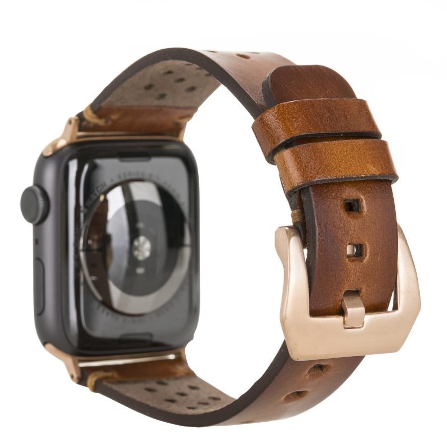 Akıllı Saatler Apple Watch Uyumlu Deri Kordon Vigo 42-44-45mm RST2EF Satın Al