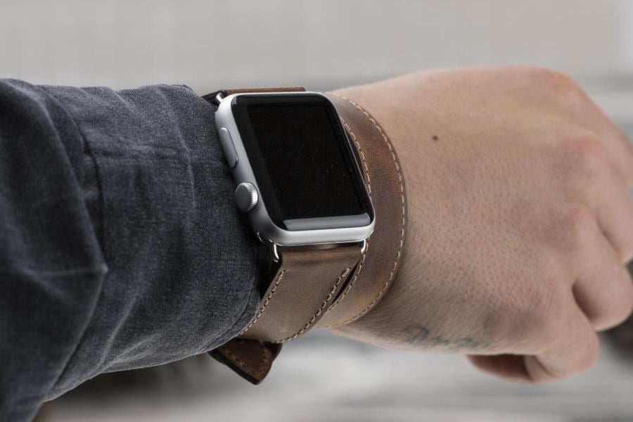Akıllı Saatler Apple Watch Uyumlu Deri Kordon 42-44-45mm DT G2 Satın Al
