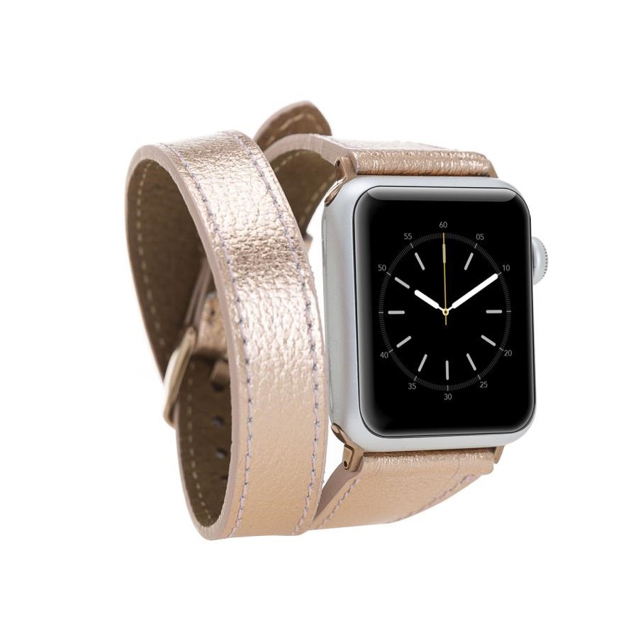 Akıllı Saatler Apple Watch Uyumlu Deri Kordon 38-40-41mm DT RG2 Satın Al