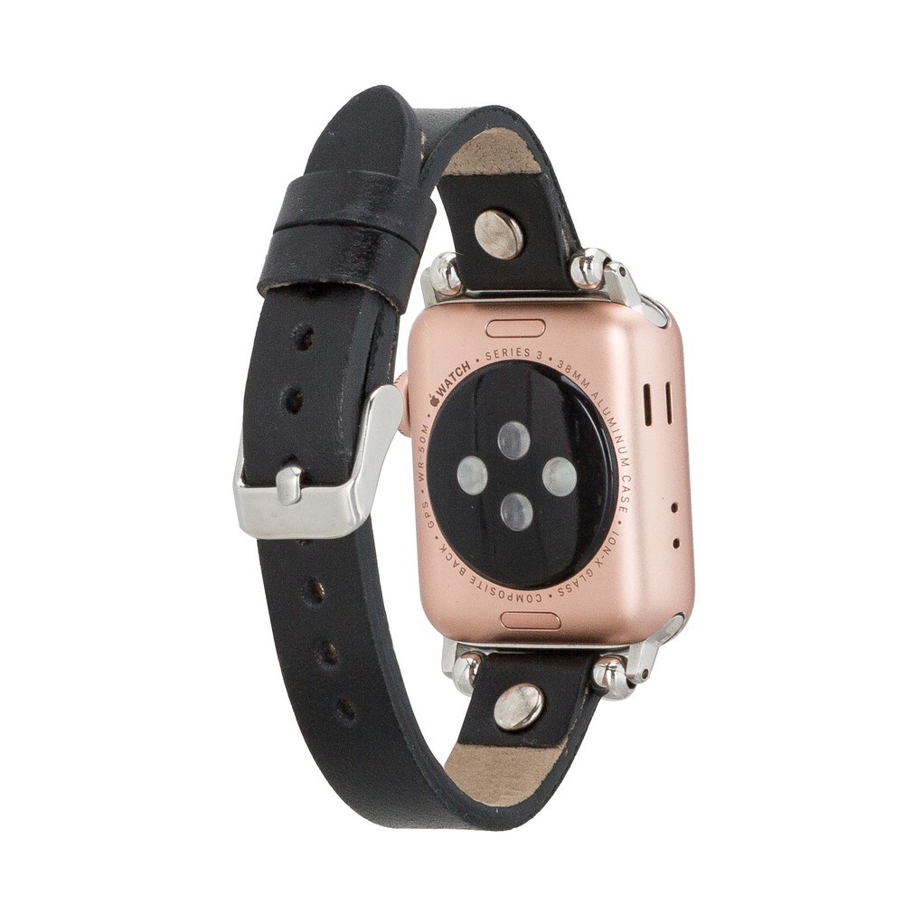 Akıllı Saatler Apple Watch Uyumlu Deri Kordon Visby 38-40-41mm RST1 Satın Al