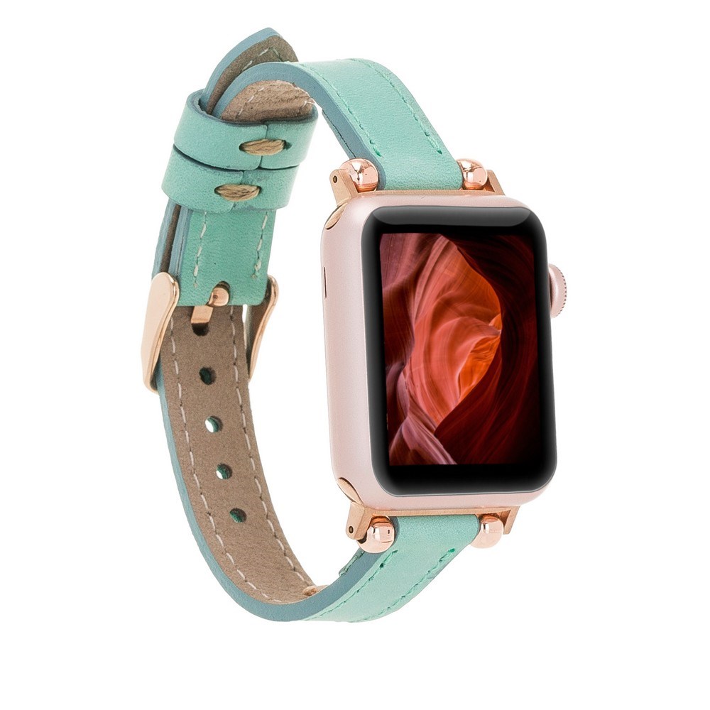 Akıllı Saatler Apple Watch Uyumlu Deri Kordon 42-44-45mm Ferro BRN7 Satın Al
