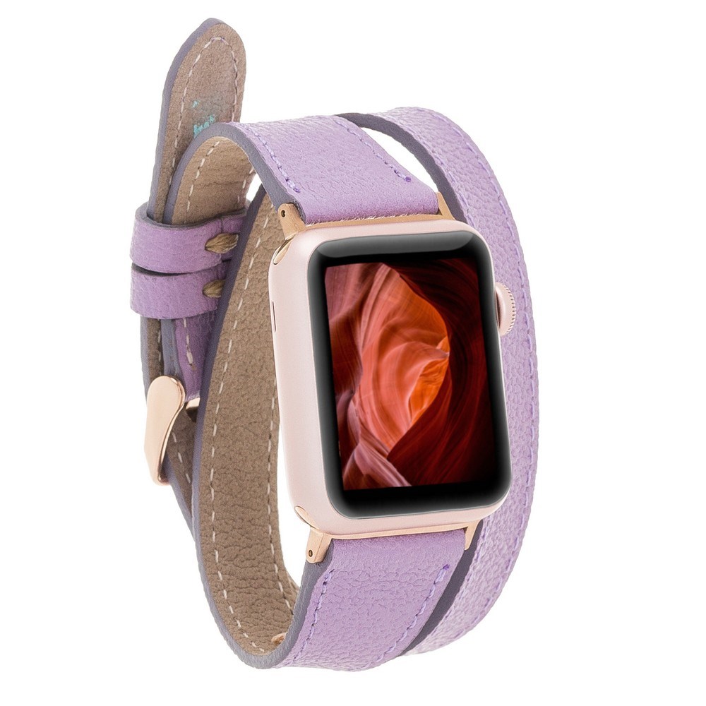 Akıllı Saatler Apple Watch Uyumlu Deri Kordon 42-44-45mm DT CP22 Satın Al