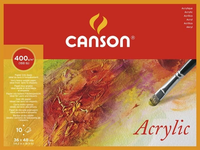 Akrilik Boyalar Canson Akrilik Blok 36x48 10 Sayfa 400gr Satın Al