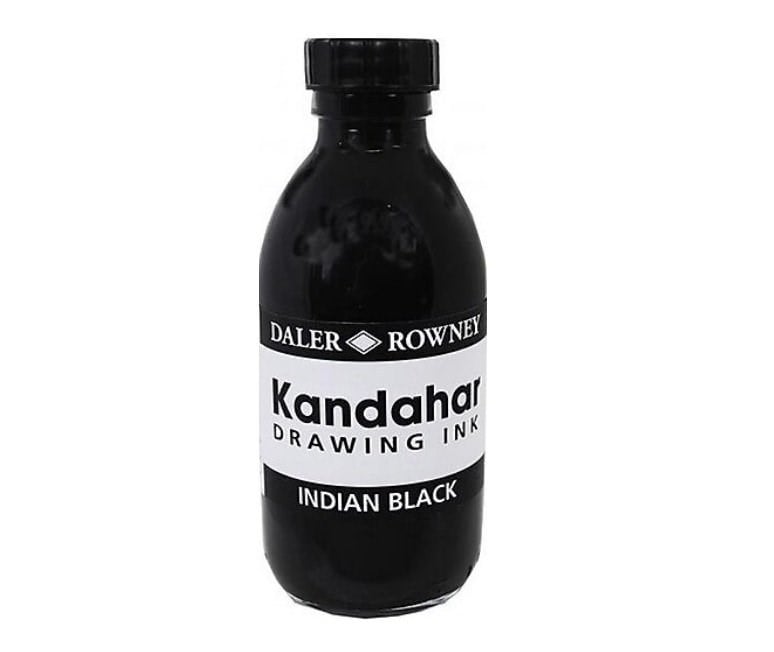 Akrilik Boyalar Daler Rowney Kandahar Çizim Mürekkebi Indian Black 175 ml Satın Al