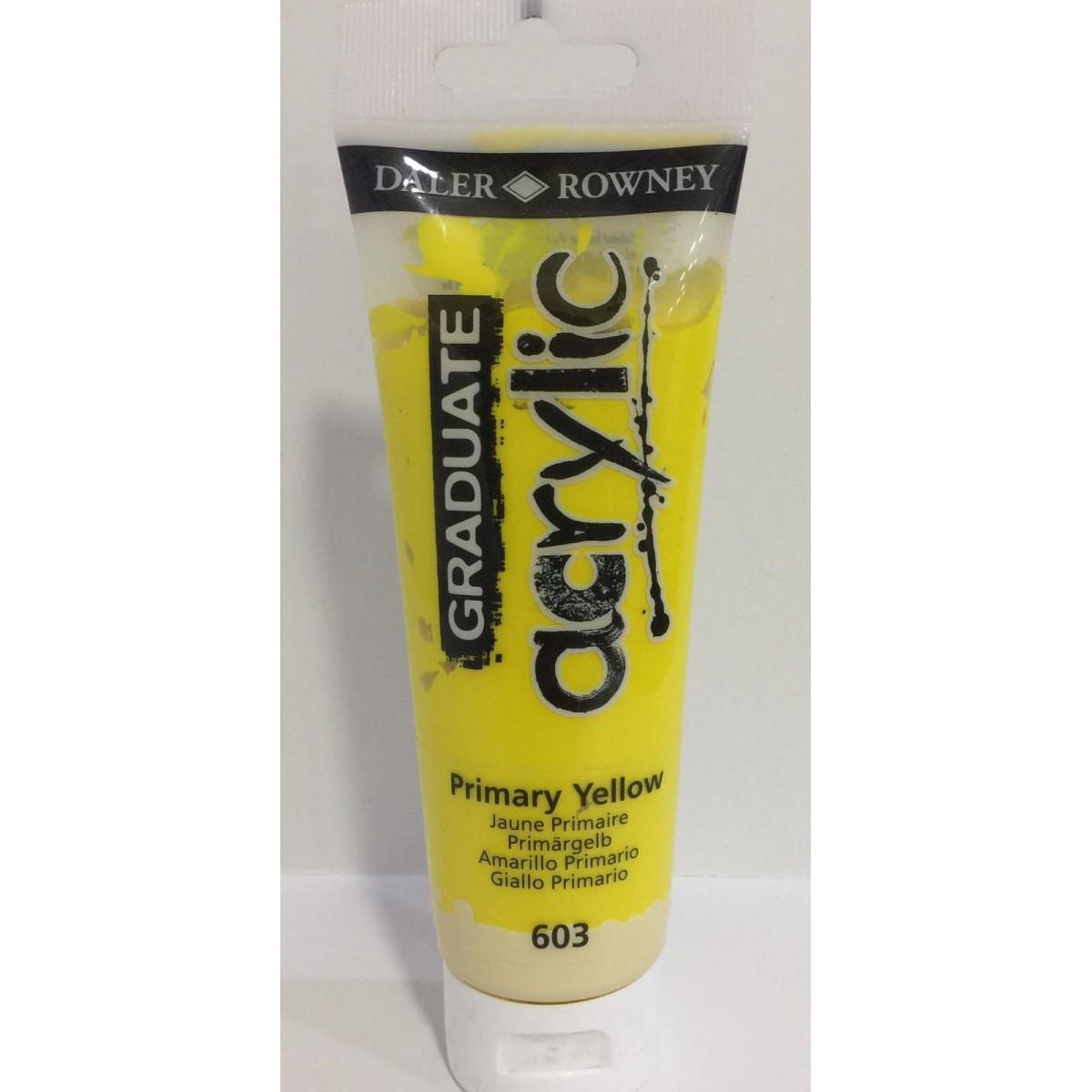 Akrilik Boyalar Graduate Akrilik Boya GRADUATE ACRYLIC 120ML PRIMARY YELLOW Satın Al