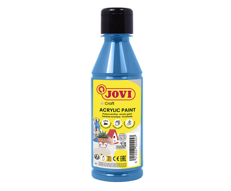 Akrilik Boyalar JOVI 680 JOVIDECOR AKRİLİK BOYA 250ML AÇIK MAVİ Satın Al