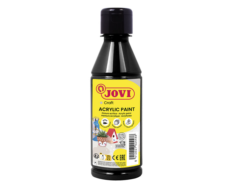 Akrilik Boyalar JOVI 680 JOVIDECOR AKRİLİK BOYA 250ML SİYAH Satın Al