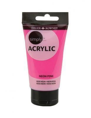 Akrilik Boyalar Simply Akrilik Boya SIMPLY ACRYL SL 75ML NEON PINK Satın Al