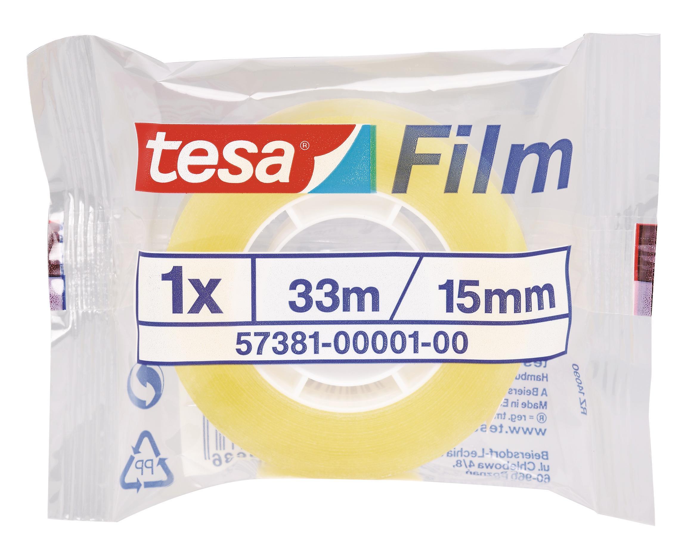 Bantlar ve Kesicileri Tesa Selofan Film Bant Standart 15mm x 33 m Şeffaf 6'lı Pak. Satın Al