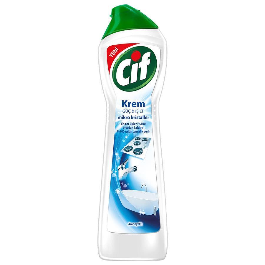 Banyo Mutfak Temizlik Ürünleri Cif Krem Amonyaklı Yüzey Temizleyicisi 750 ml Satın Al