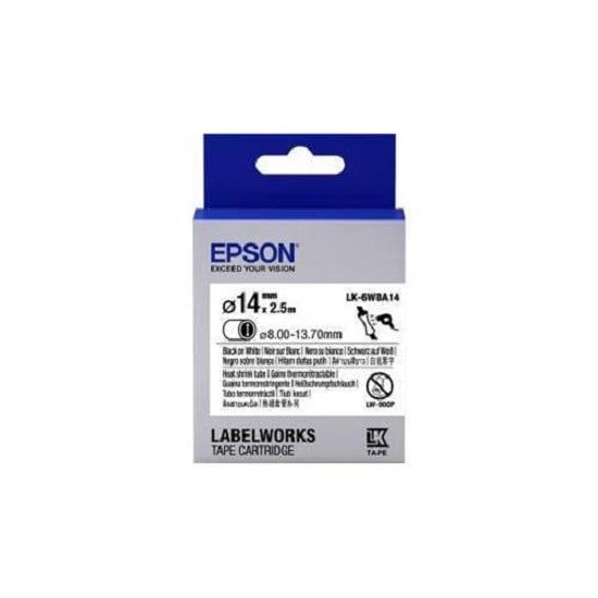 Barkod Etiket ve Kartuşları Epson LK-7WBN Standard Beyaz Üzeri Siyah 36mm 9Metre Etiket Satın Al