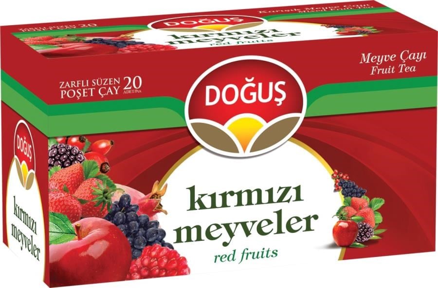 Bitki Çayları Doğuş Bitki Çayı Kırmızı Meyveler Bardak Poşet Çay 20'li Satın Al