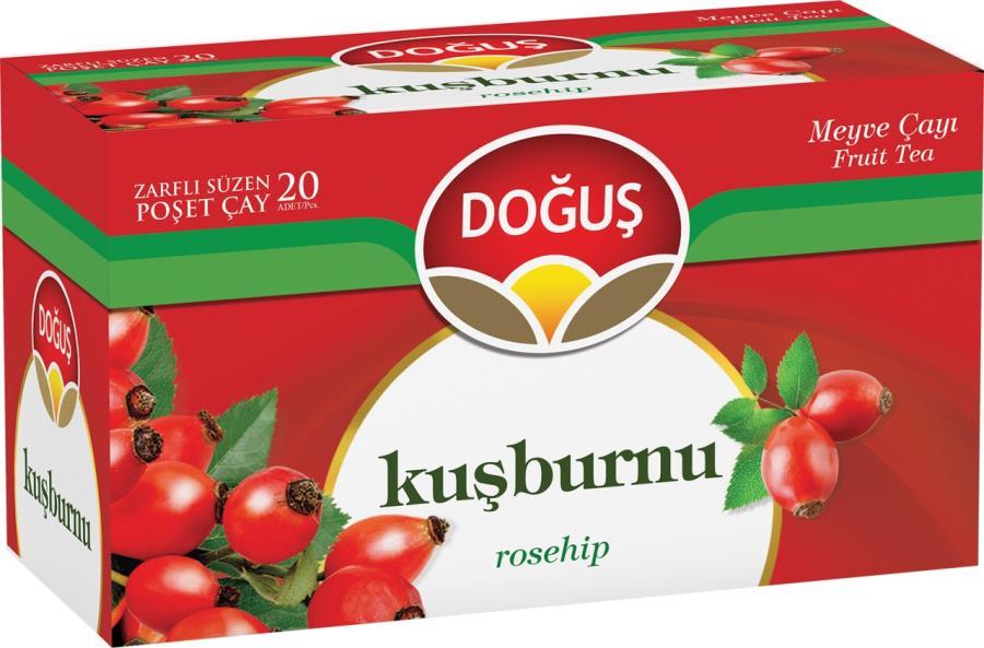 Bitki Çayları Doğuş Bitki Çayı Kuşburnu Bardak Poşet Çay 20'li Satın Al
