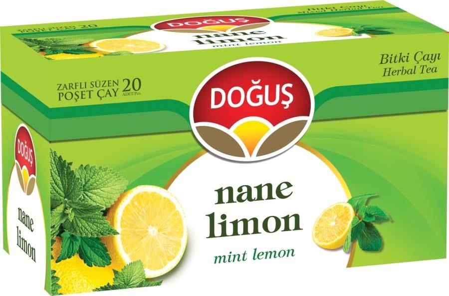 Bitki Çayları Doğuş Bitki Çayı Nane Limonlu Bardak Poşet Çay 20'li Satın Al