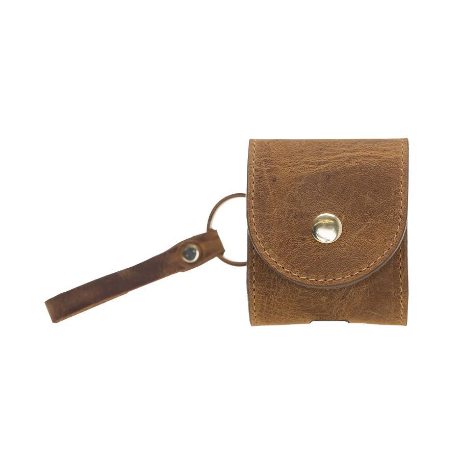 Bluetooth Kulaklıklar Apple AirPods 2.nesil Uyumlu Deri Kılıf Mai Snap G19 Taba Satın Al