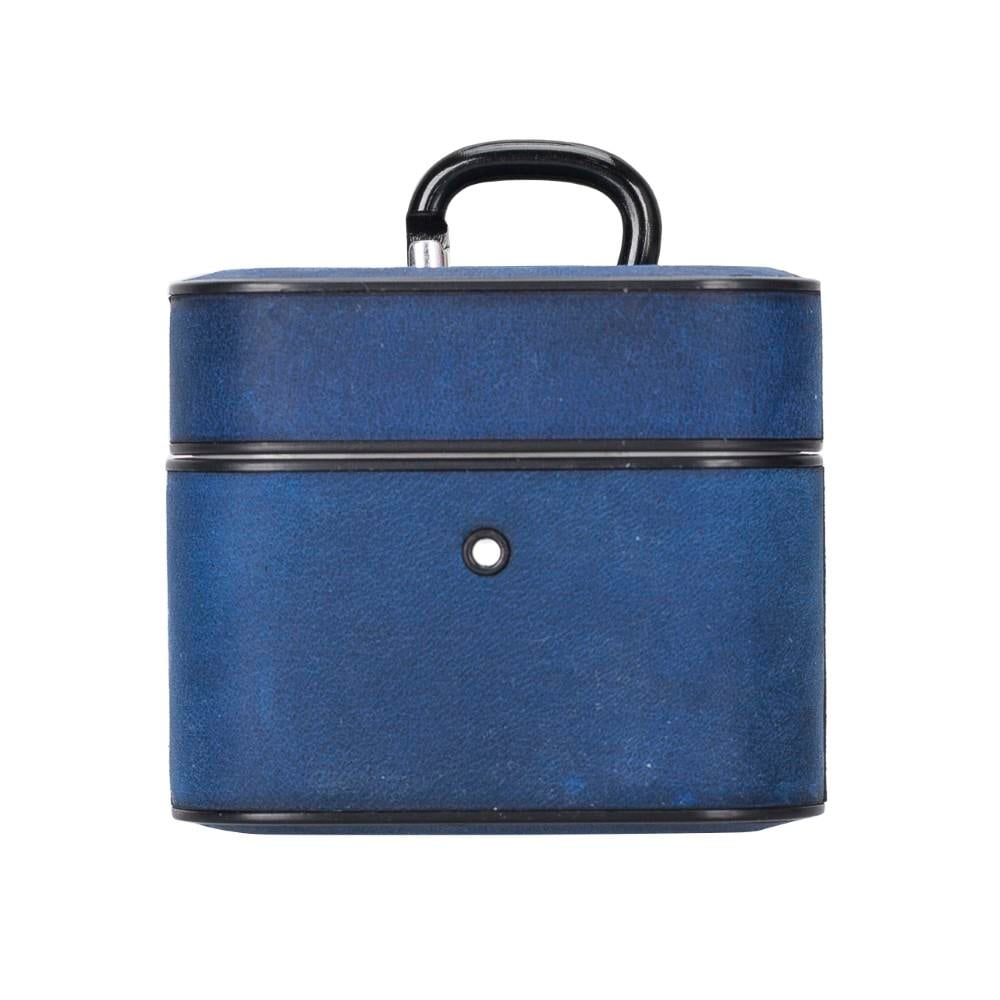 Bluetooth Kulaklıklar Casquet Apple AirPods 3.nesil Uyumlu Deri Kılıf G21 Mavi Satın Al