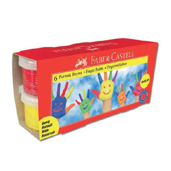 Boya ve Resim Kalemleri Faber Castell Parmak Boyası 6 Renk x 45 ml Satın Al