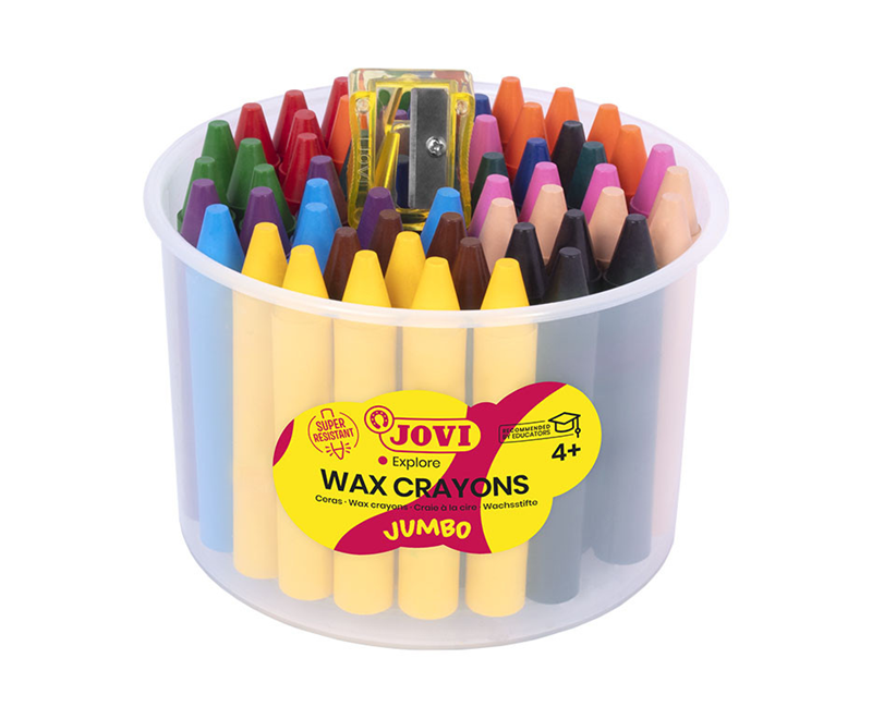 Boyama Ürünleri JOVI 980/60 JUMBO YUVARLAK MUM BOYA - 60'LI Satın Al