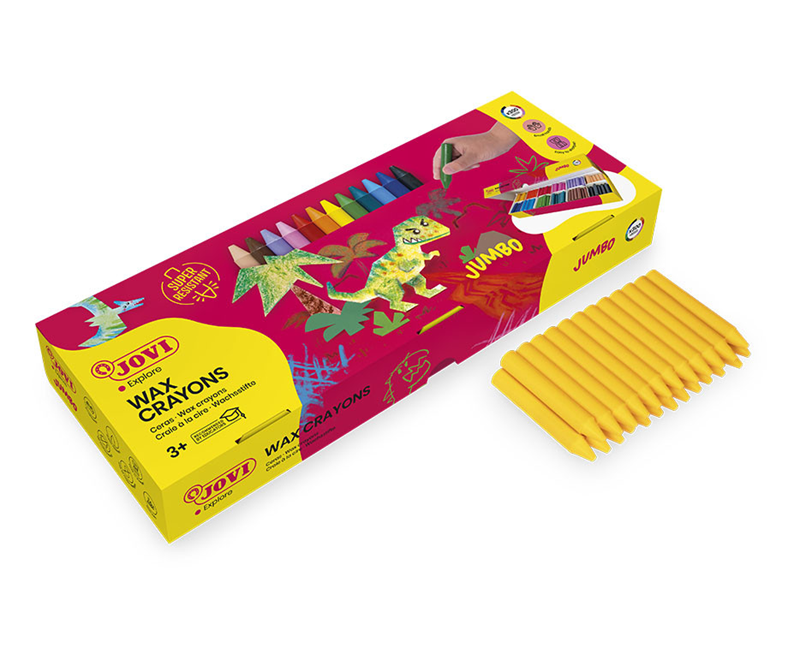 Boyama Ürünleri JOVI 989 JUMBO YUVARLAK MUM BOYA 12 X 25 RENK - 300'LÜ Satın Al