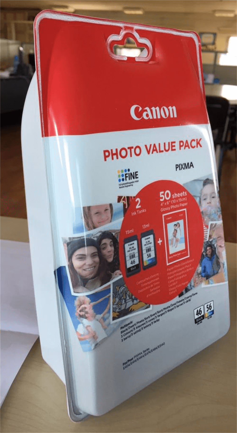 CANON PG-46L-CL 56 KARTUS 2LI PAKET KAGIT HEDİYELİ