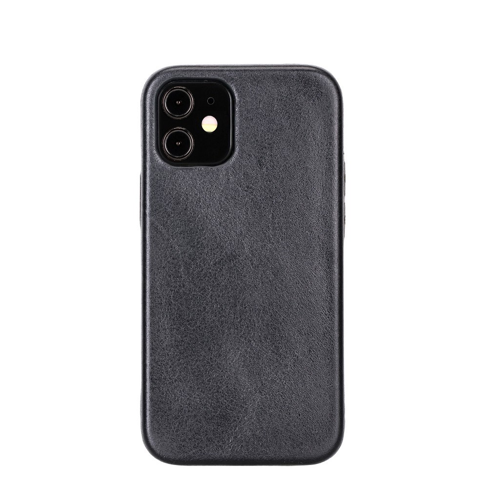 Cep Telefonu Aksesuarları Apple iPhone 12 mini Uyumlu Deri Arka Kapak ROCK RST1 Siyah Satın Al