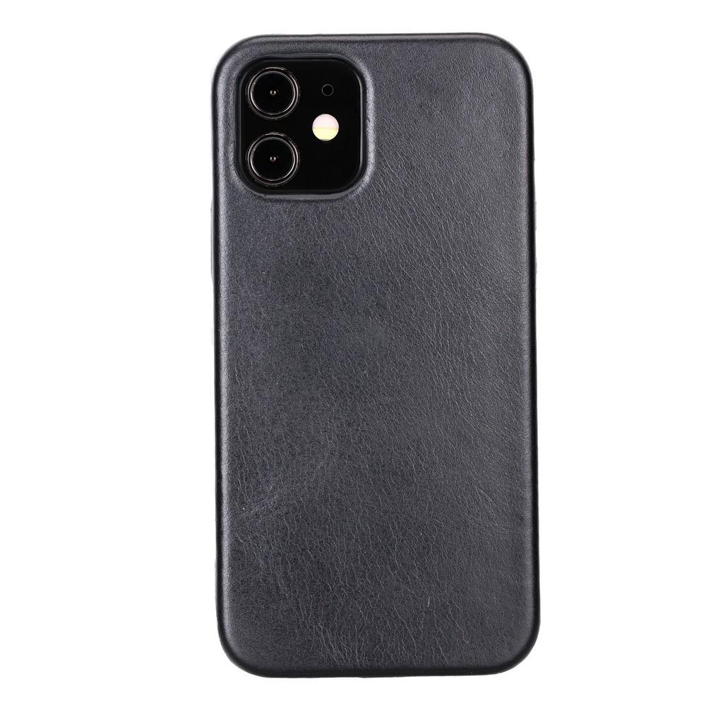 Cep Telefonu Aksesuarları Apple iPhone 12 Uyumlu Deri Arka Kapak ROCK RST1 Siyah Satın Al