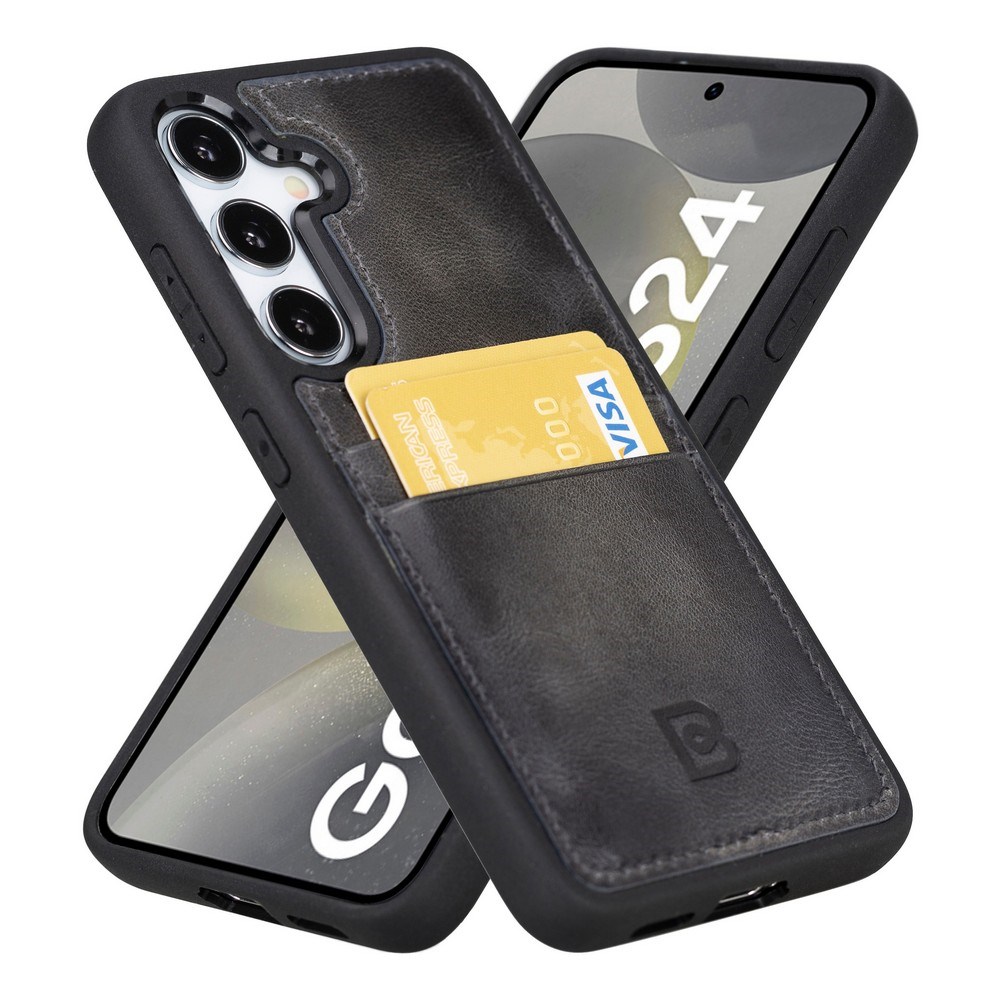 Cep Telefonu Aksesuarları Bouletta Samsung Galaxy S24 Plus Uyumlu Deri Arka Kapak FXCP TN18E Satın Al