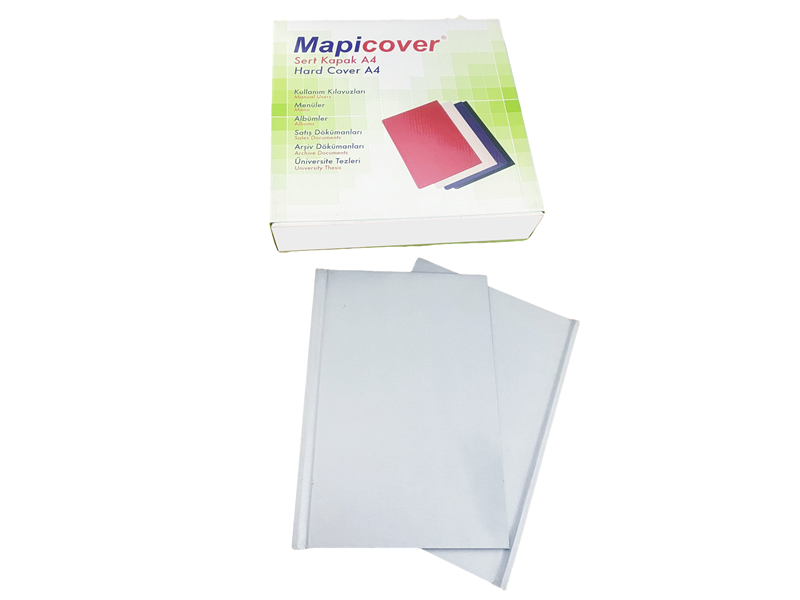 Cilt Kapakları MAPİCOVER-9 MM.SERT KAPAK GRİ 10 LU Satın Al