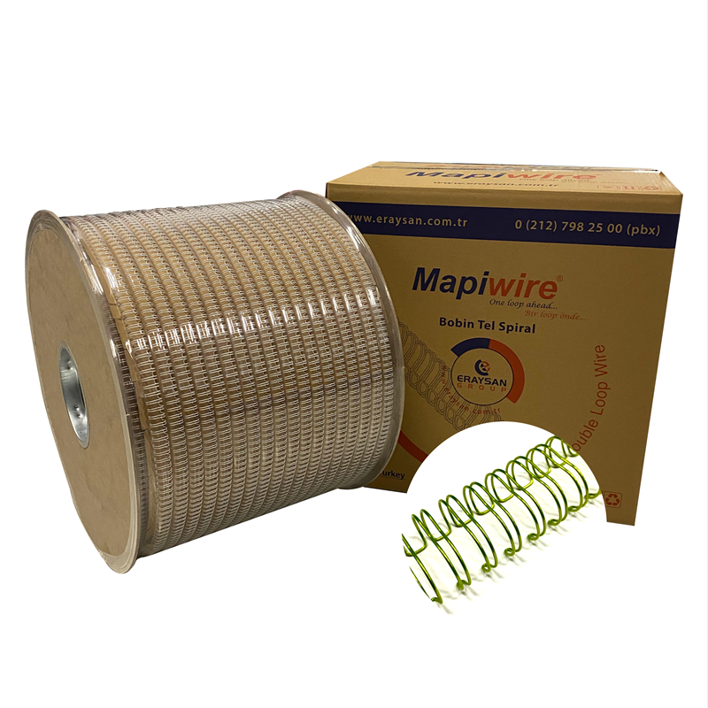 Cilt Kapakları MAPİWİRE 1 İNÇ BOBİN TEL METALİK SARI Satın Al